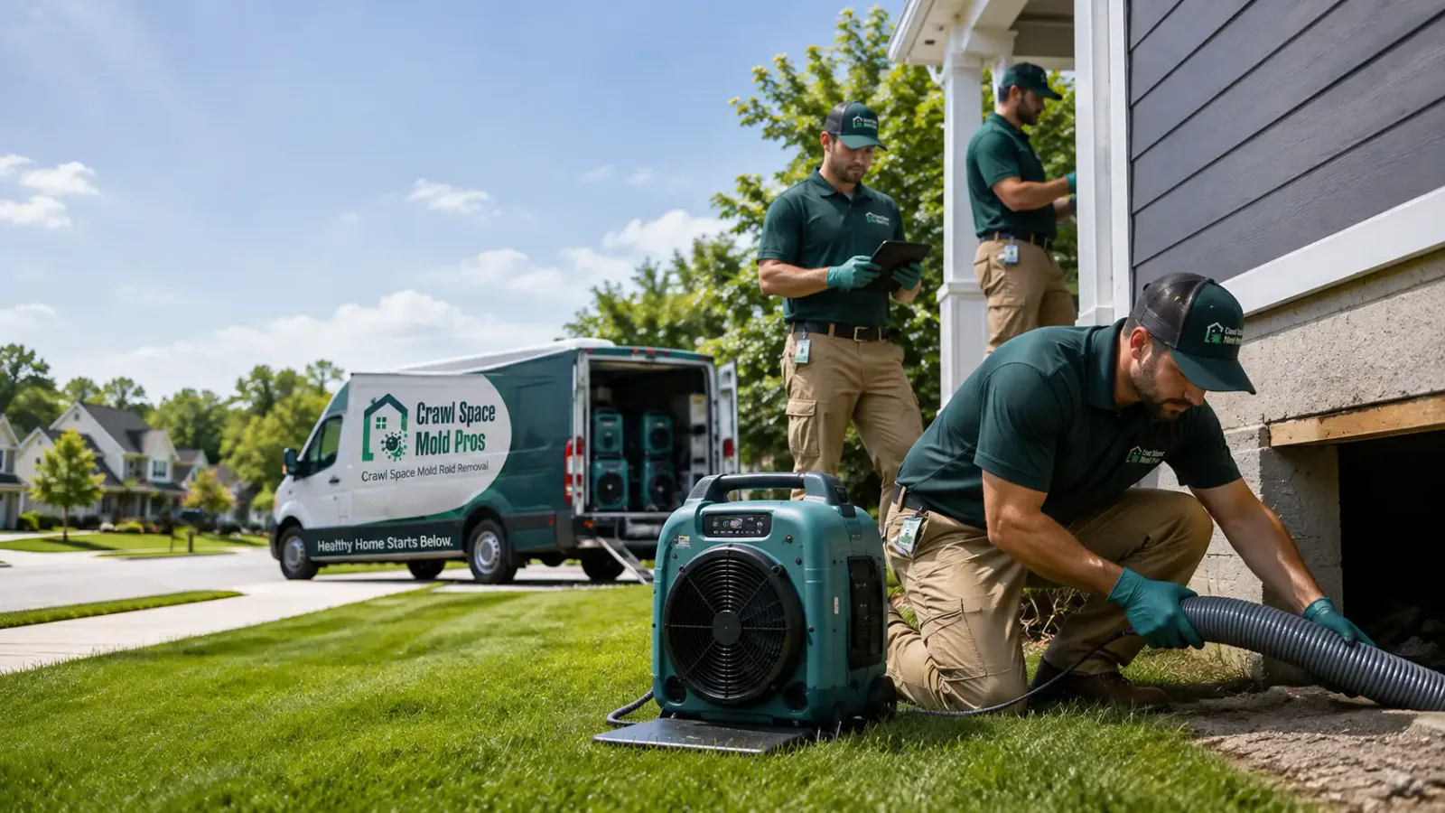 Crawl Space Mold Removal in Grand Forks, ND